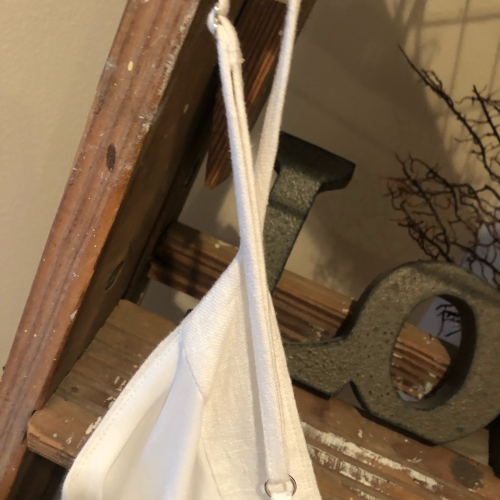 Adorable White Linen Dress🤍🤍 - Picture 7 of 7